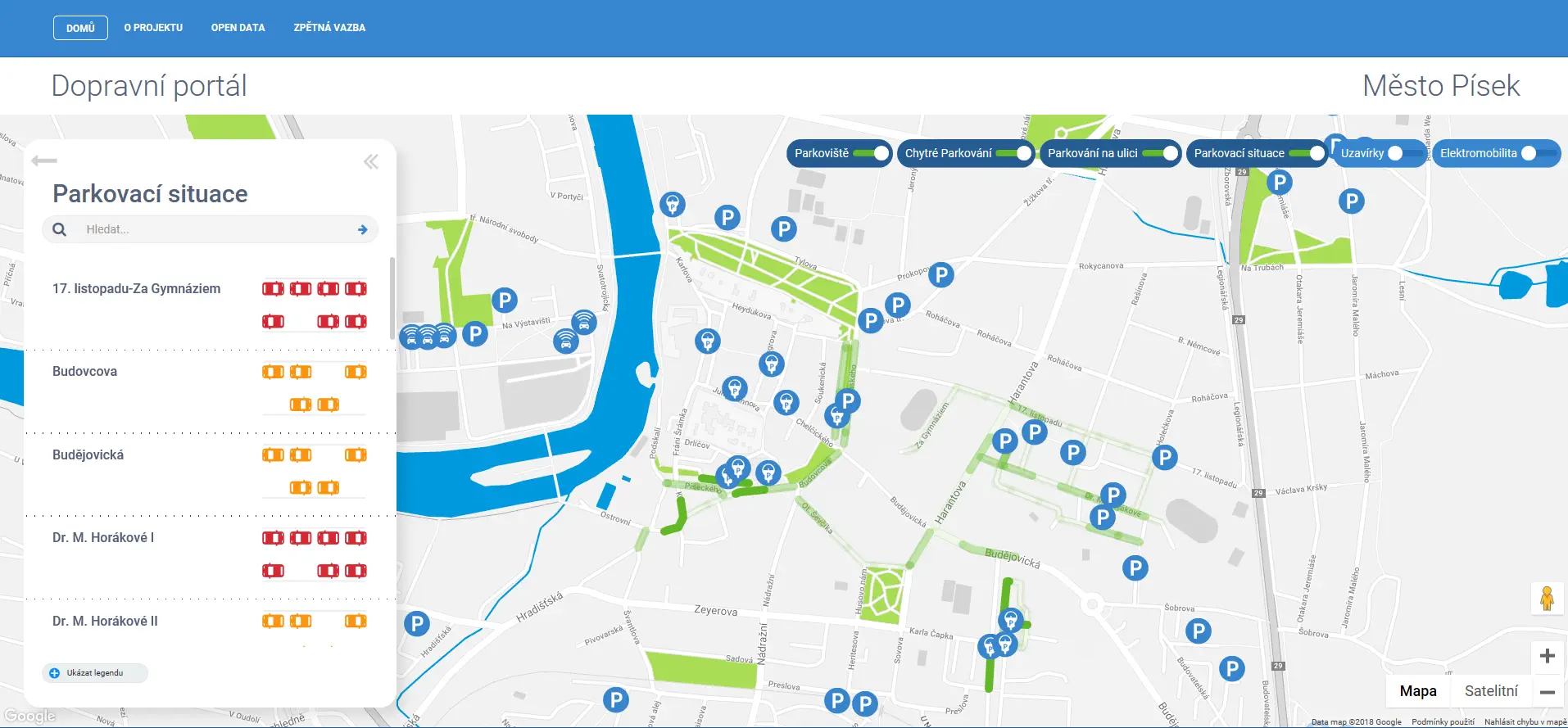 ilustrativní obrázek Smart City dopravní koncepce ve městě Písek
