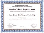 obrázek certifikátu ocenění 2012
